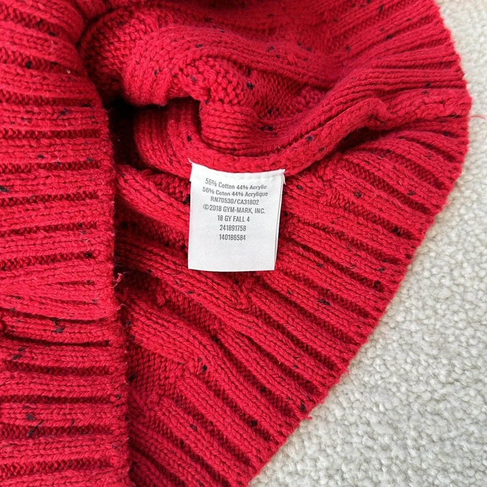 Gymboree Boys’ Red Cableknit Cardigan